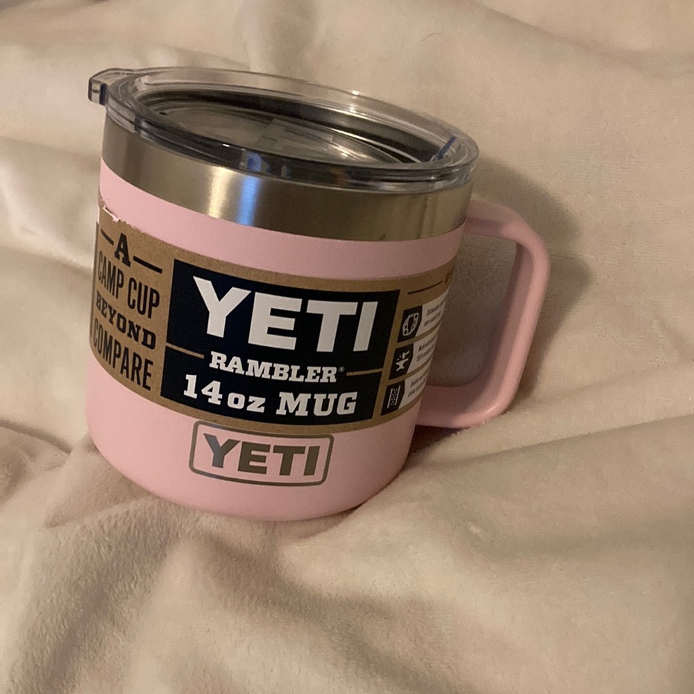 Pink YETI mug
